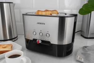 Тостер Ardesto Steel Collection 1000Вт, металл/пластик, серебристо-черный №8