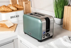 Тостер Ardesto Mint Harmony 800Вт, металл, мятно-серебристый №6