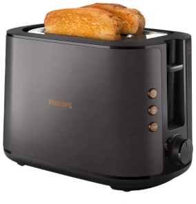 Тостер Philips Viva Collection 950Вт, нержав., подогрев, разморозка №4
