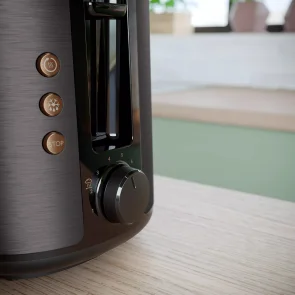 Тостер Philips Viva Collection 950Вт, нержав., подогрев, разморозка №7