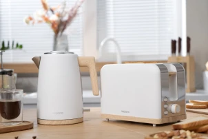 Тостер Ardesto T-F420WWD, 800Вт, металл, 2 слота, белый №10