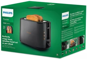 Тостер Philips Viva Collection 950Вт, нержав., подогрев, разморозка №9