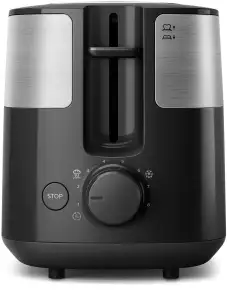 Тостер Philips Daily Collection 830Вт, металл/пластик, черный №4
