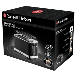 Тостер Russell Hobbs Structure, 1050Вт, пластик, чорний №7