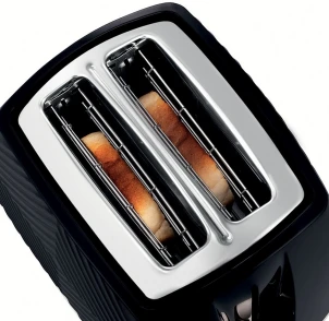 Тостер Russell Hobbs GrooWe 2 Slice 850Вт, подогрев, размораживание, пластик, черный №4