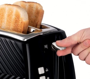 Тостер Russell Hobbs GrooWe 2 Slice 850Вт, подогрев, размораживание, пластик, черный №6