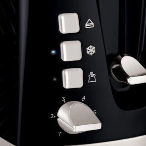 Тостер Russell Hobbs GrooWe 2 Slice 850Вт, подогрев, размораживание, пластик, черный №7