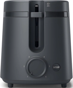 Тостер Philips Essentials Collection 650Вт, пластик, темно-сірий №4