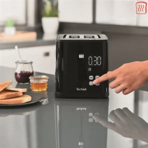 Тостер Tefal Digital 850Вт, LED дисплей, пластик, чорний №10