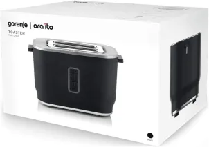 Тостер Gorenje, 800Вт, пластик/метал, чорний №6