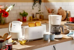 Тостер Philips Daily Collection 1000Вт, 1 отделение, пластик, белый №5