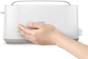 Тостер Philips Daily Collection 1000Вт, 1 отделение, пластик, белый №8
