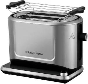 Тостер Russell Hobbs Attentiv 2 Slice 1500Вт, підігрів, розморожування, метал №4