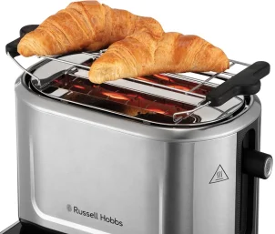 Тостер Russell Hobbs Attentiv 2 Slice 1500Вт, підігрів, розморожування, метал №6
