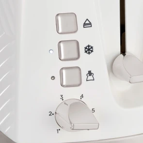 Тостер Russell Hobbs GrooWe 2 Slice 850Вт, підігрів, розморож., пластик, білий №8