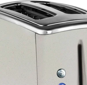 Тостер Russell Hobbs Luna Stone 2 Slice, 1550Вт, нержавіюча сталь+ пластик, підігрів, розморожування, бежевий №6