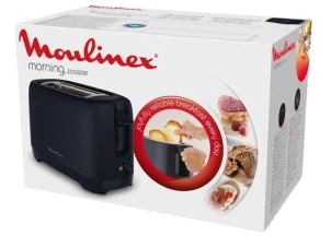 Тостер Moulinex Morning 850Вт, розморожування, пластик, темно-синій №10