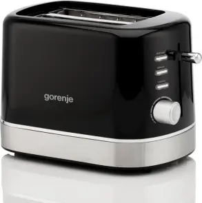 Тостер Gorenje 850Вт, підігрів, розморожування, пластик, чорний №2