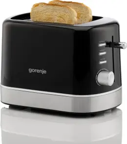 Тостер Gorenje 850Вт, підігрів, розморожування, пластик, чорний №4