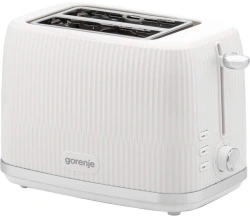 Тостер Gorenje, 850Вт, пластик/метал, білий