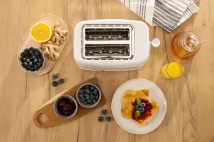 Тостер Gorenje, 850Вт, пластик/металл, белый №10