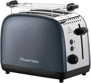Тостер Russell Hobbs Colours Plus 1600Вт, підігрів, розморожування, метал., сірий №1