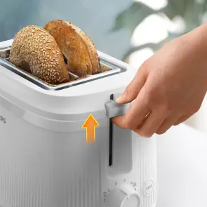 Тостер Philips Series 3000 900Вт, пластик, подогрев, разморозка, белый №7