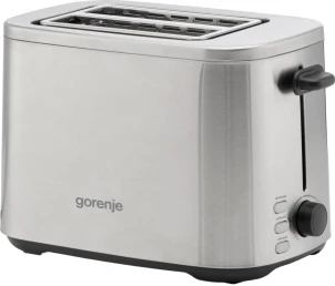 Тостер Gorenje 800Вт, подогрев, размораживание, пластик, серебристый №1