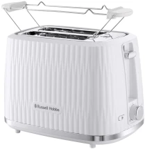 Тостер Russell Hobbs Eden 800Вт, пластик, підігрів,разморозка, білий