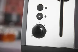 Тостер Russell Hobbs Colours Plus 1600Вт, підігрів, розморожування, метал., сірий №10