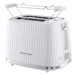 Тостер Russell Hobbs Eden 800Вт, пластик, підігрів,разморозка, білий №2
