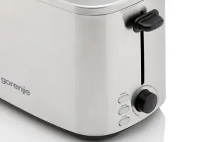 Тостер Gorenje 800Вт, подогрев, размораживание, пластик, серебристый №9