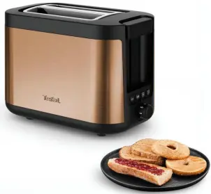 Тостер Tefal Coppertinto 850Вт, размораживание, металл, бронзовый №5