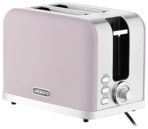Тостер Ardesto T-F500L, 800Вт, металл, 2 слота, лиловый+серебристый №1