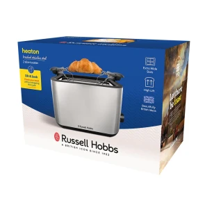 Тостер Russell Hobbs Heaton, нержав., підігрів,разморозка, чорний+нерж №11