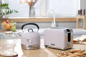 Тостер Ardesto T-F500L, 800Вт, металл, 2 слота, лиловый+серебристый №3