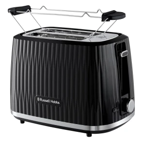 Тостер Russell Hobbs Eden 800Вт, пластик, підігрів,разморозка, чорний №2