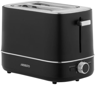 Тостер Ardesto T-F450B, 800Вт, пластик, 2 слоти, чорний №1