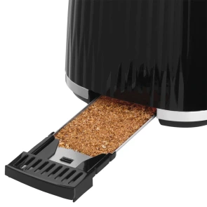 Тостер Russell Hobbs Eden 800Вт, пластик, підігрів,разморозка, чорний №6