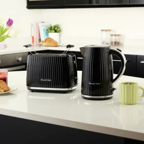 Тостер Russell Hobbs Eden 800Вт, пластик, підігрів,разморозка, чорний №9