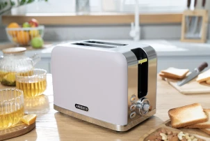 Тостер Ardesto T-F500L, 800Вт, металл, 2 слота, лиловый+серебристый №10