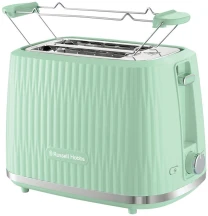 Тостер Russell Hobbs Eden 800Вт, пластик, подогрев, разморозка, фисташковый
