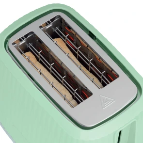 Тостер Russell Hobbs Eden 800Вт, пластик, подогрев, разморозка, фисташковый №3