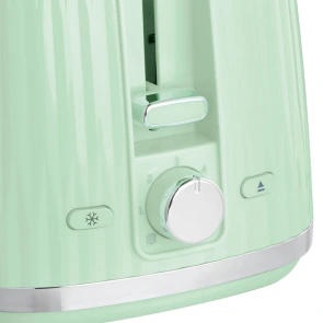 Тостер Russell Hobbs Eden 800Вт, пластик, подогрев, разморозка, фисташковый №4
