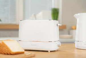 Тостер Ardesto T-F450W, 800Вт, пластик, 2 слота, белый №11