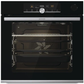 Духова шафа Gorenje електрична, 77л, A+, пара, дисплей, піроліз, готування на різних рівнях, чорний №2