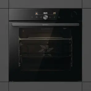 Духовой шкаф Gorenje электрический, 77л, A+, пар, дисплей, готовка на разных уровнях, пиролиз, Wi-Fi, черный №2