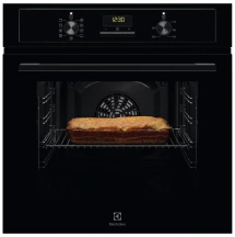 Духовой шкаф Electrolux электрический, 65л, A, дисплей, конвекция, телескопические направляющие, черный