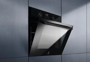 Духова шафа Electrolux електрична, 65л, A, дисплей, конвекція, телескоДуховкані напрямні, чорний №3