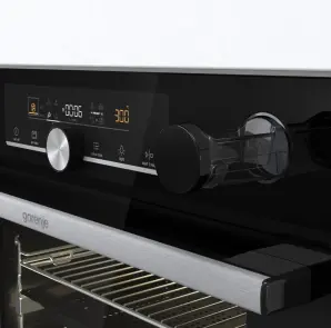 Духова шафа Gorenje електрична, 77л, A+, пара, дисплей, піроліз, готування на різних рівнях, чорний №11